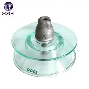 Wholesale U70BLD External Double-shed Type Glass Insulators IEC Standard for High Voltage Lines Manufacturer, Manufacturers