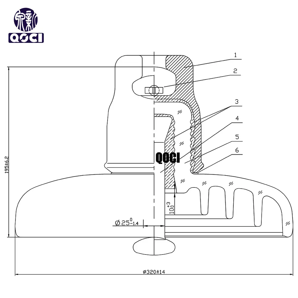 Wholesale U300B (195/320/485) Glass Insulator Manufacturers, Factory