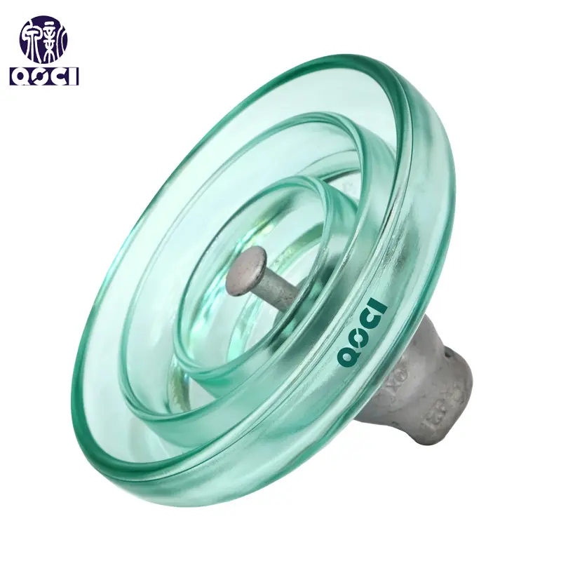 High-Quality 100kn Toughened Glass Insulator Suspension Tension Disc Insulator Anti-Pollution Manufacturer, Factory