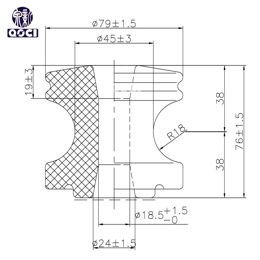 High-Quality ANSI 53-2 Spool Insulator Manufacturer, Supplier