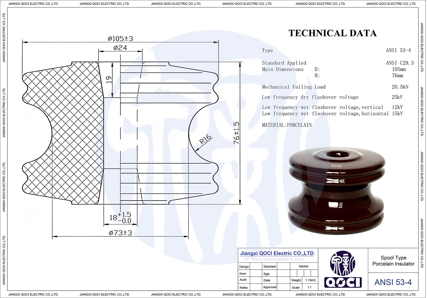 ANSI 53-4 Mechanical Drawing