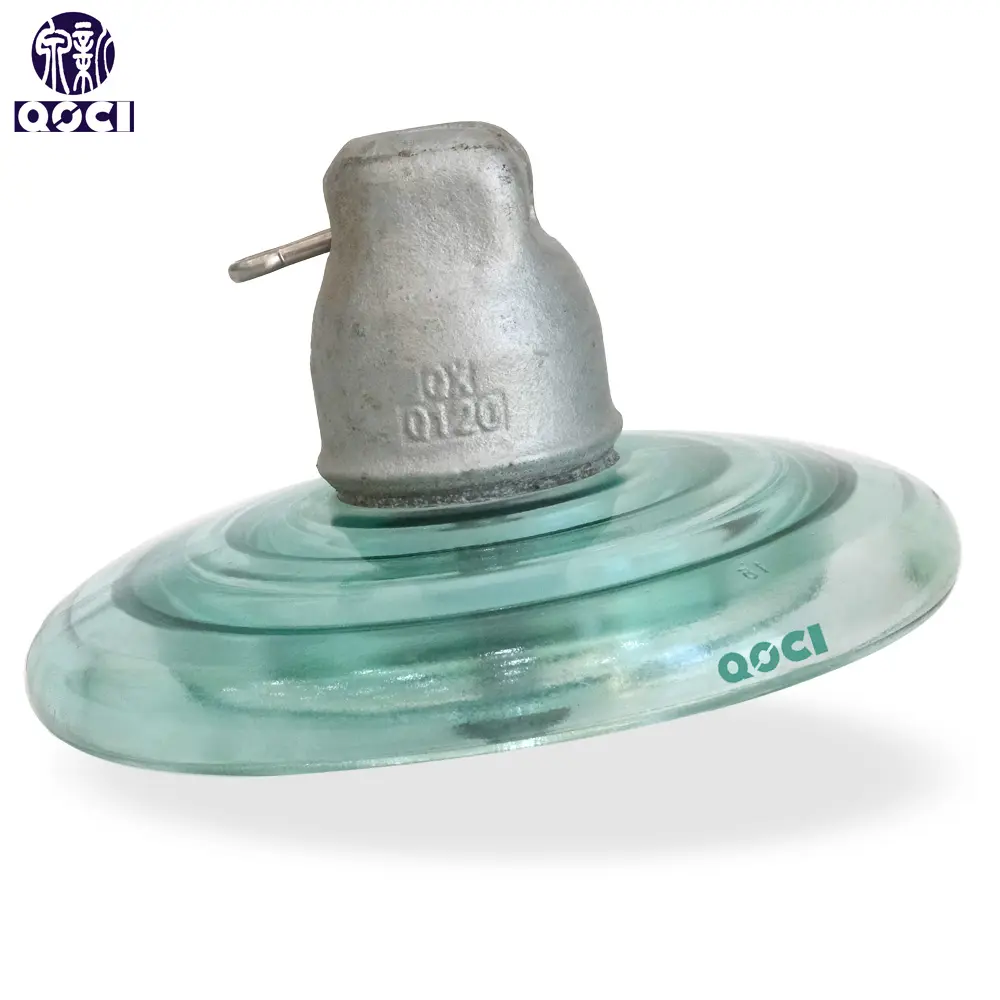 High-Quality 120kN High Voltage Transmission Line U120BS Cap and Pin type Toughened Disc Glass Insulator Manufacturer, Suppliers
