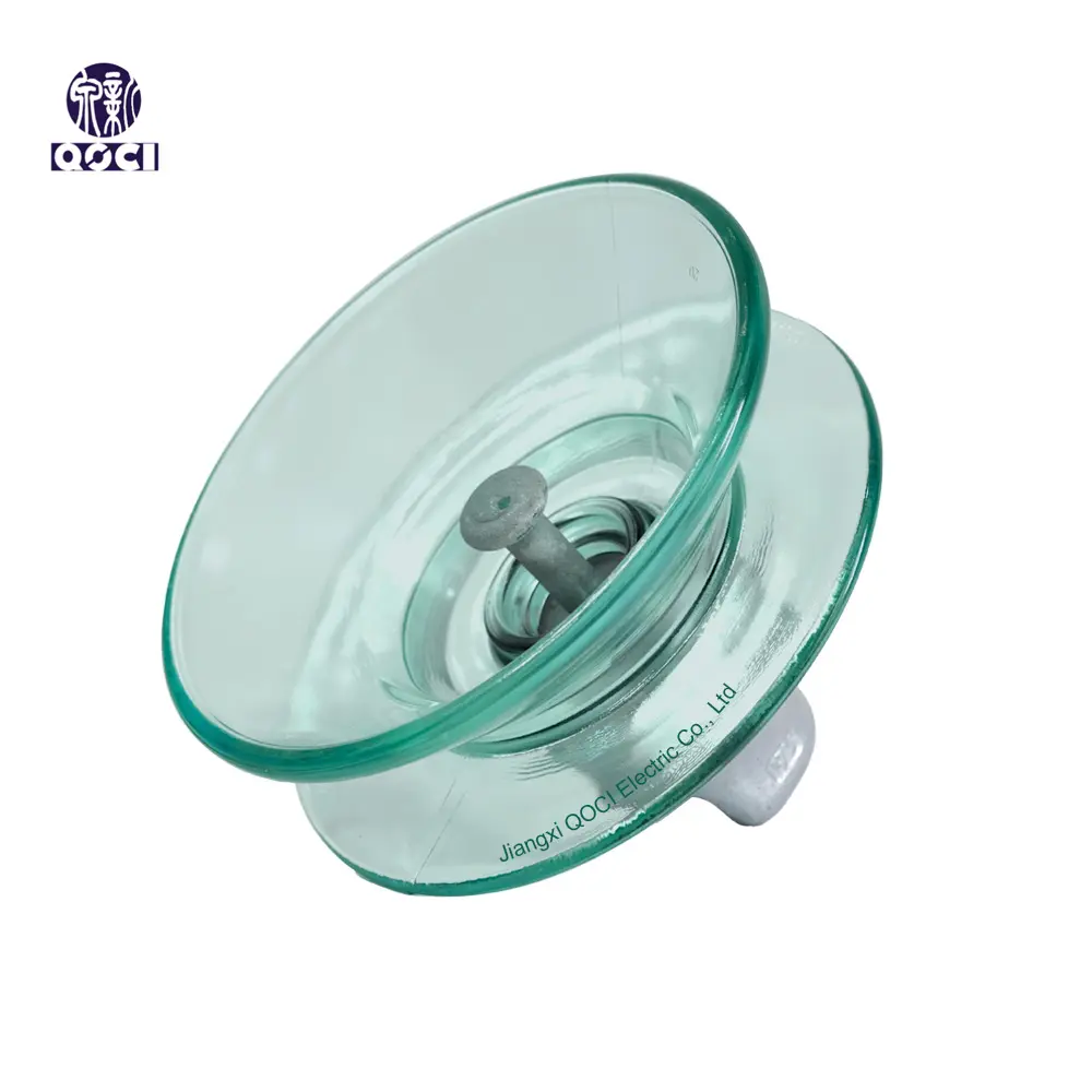 High-Quality U210 High Voltage Cap and Pin Type Anti-Fog Glass Insulator Isolator Toughened Double Shed Glass Electric Insulator Manufacturers, Suppliers