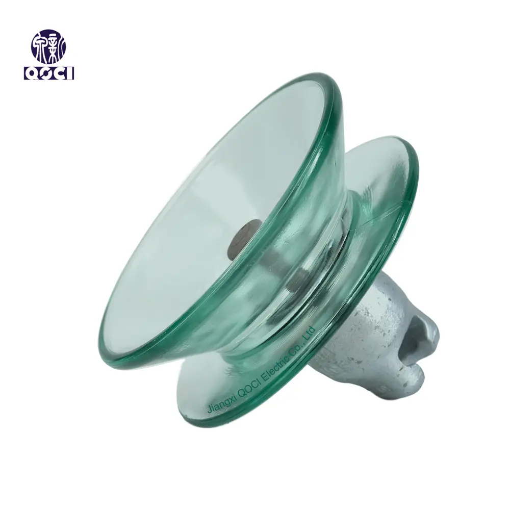 High-Quality U210 High Voltage Cap and Pin Type Anti-Fog Glass Insulator Isolator Toughened Double Shed Glass Electric Insulator Manufacturers, Suppliers