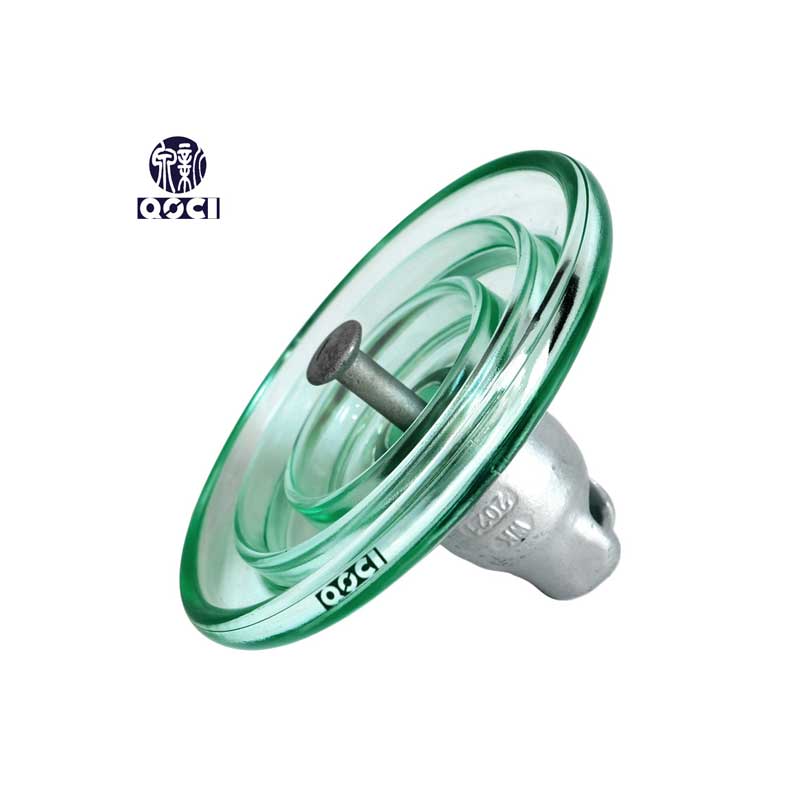 Standard profile toughened glass insulator IEC 60305 self-cleaning