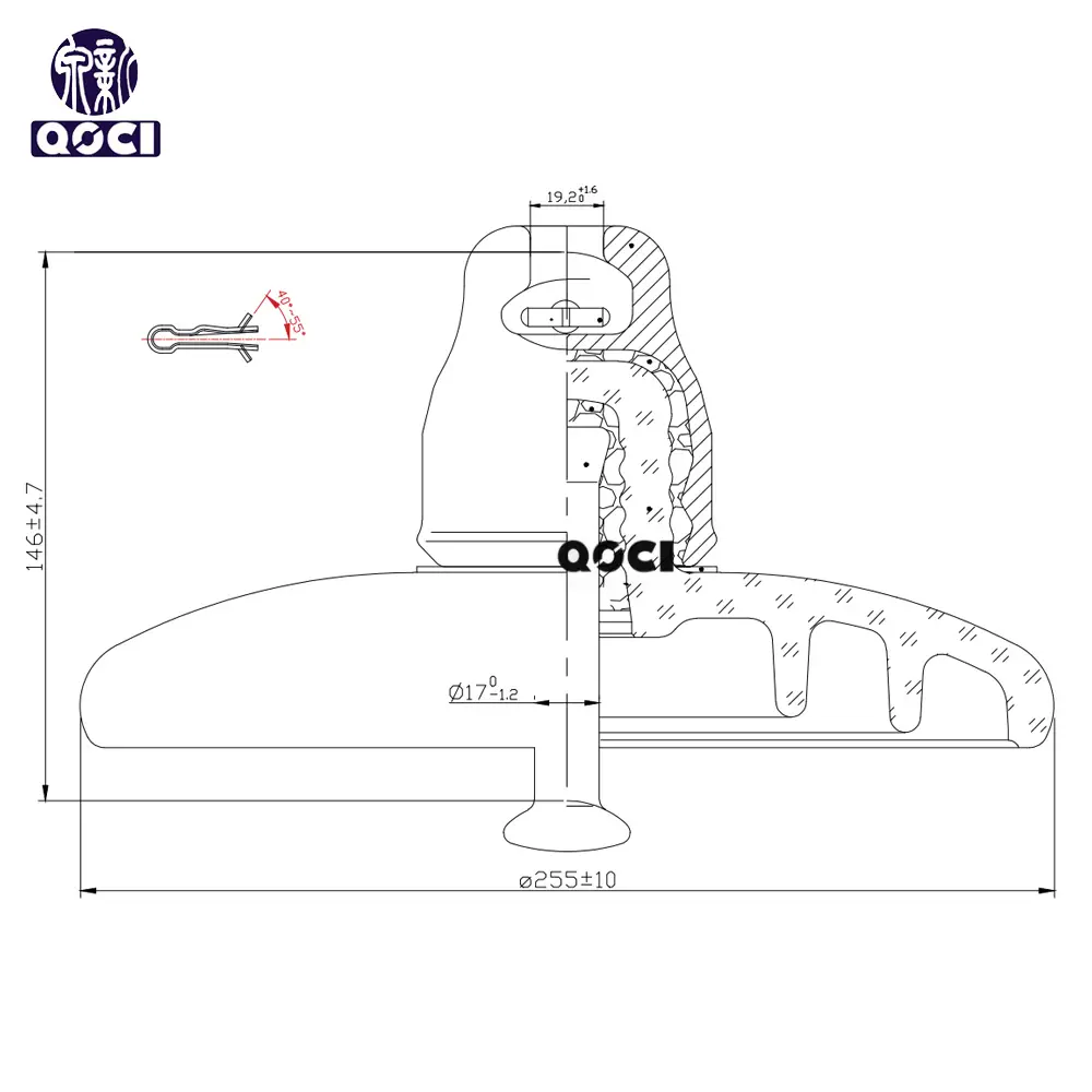 High-Quality U100BL (146/255/320) Glass Insulator Suppliers, Factory