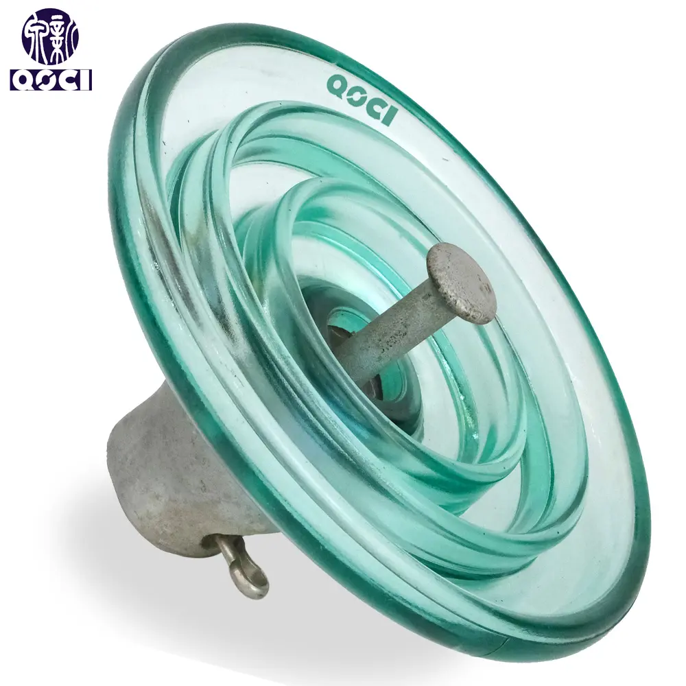 China 120kN U120BL High Voltage Cap and Pin Type Toughened Disc Suspension Glass Electric Insulator Supplier, Factories