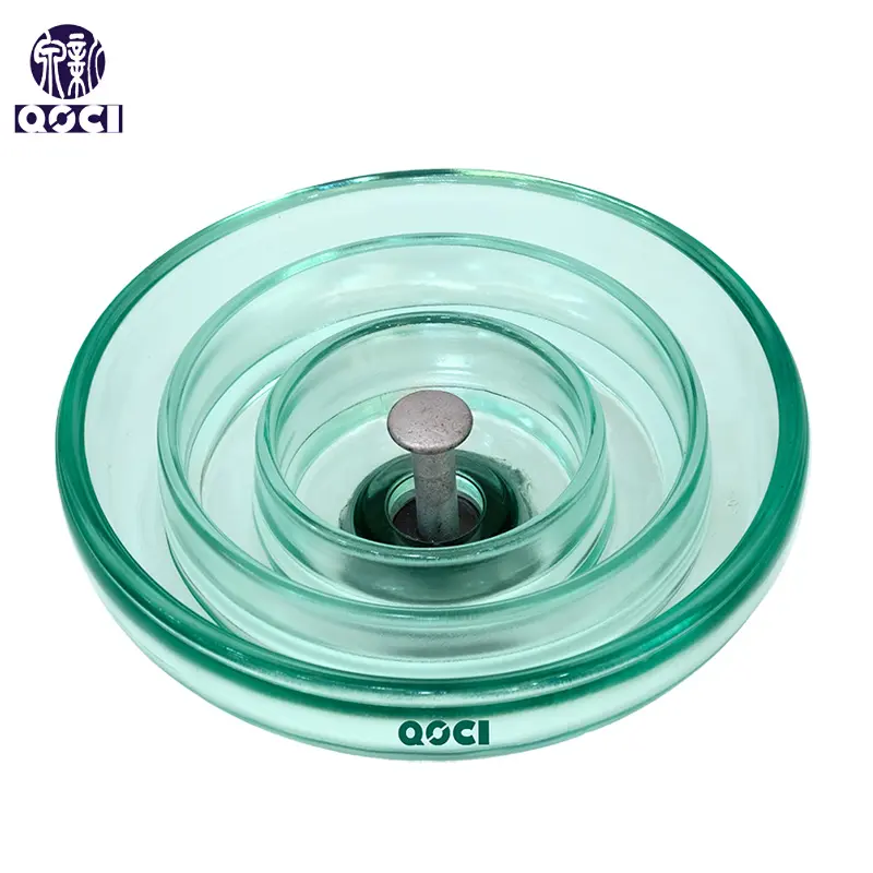 High-Quality 100kn Toughened Glass Insulator Suspension Tension Disc Insulator Anti-Pollution Manufacturer, Factory