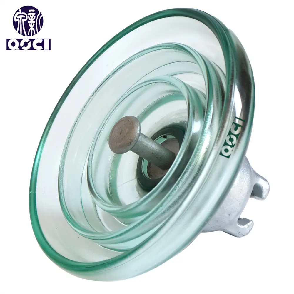 High-Quality High Voltage Suspension Insulator U160BL Toughed Glass Insulator for Transmission Line Manufacturers, Factory