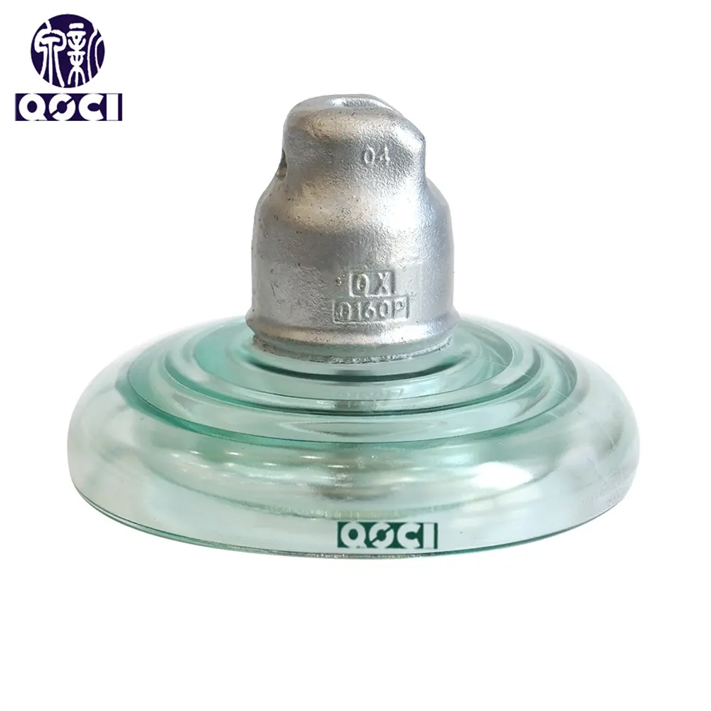 High-Quality High Voltage Suspension Insulator U160BL Toughed Glass Insulator for Transmission Line Manufacturers, Factory