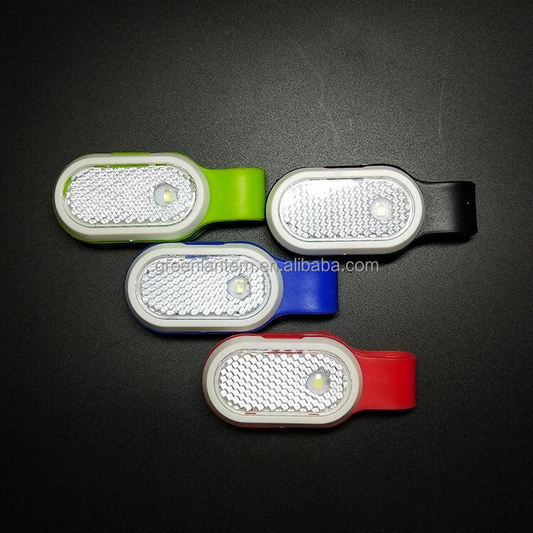 Custom Hands Free Clip on Clothes Warning Light Promotional Reflective LED Running Lights With Magnet