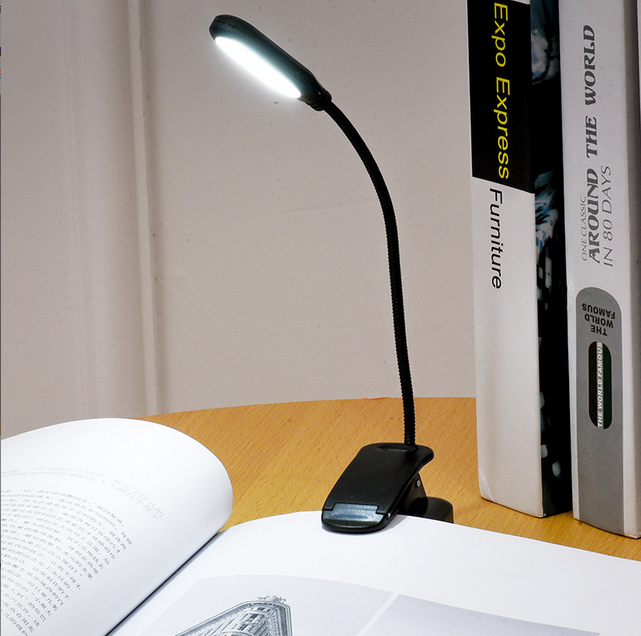 LED Desk Lamp USB Charging 3 Color Modes Dimmable Reading Night Clamp Light Flexible Gooseneck Table Light for Home Office Study