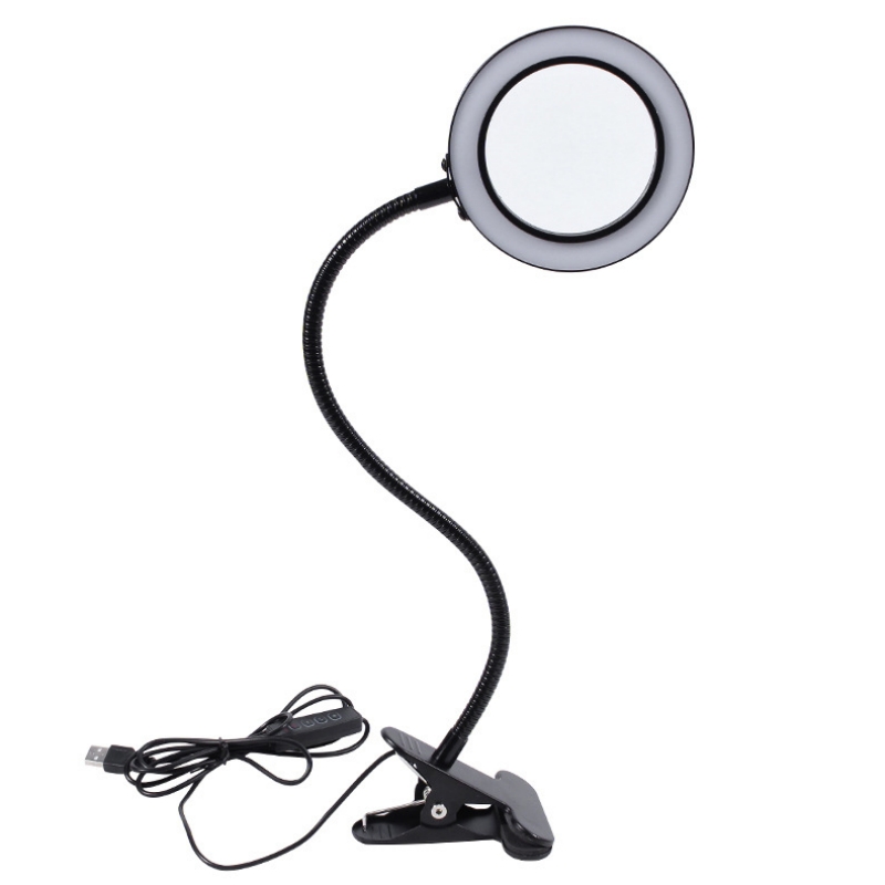 OKYN-Y0015 Flexible Gooseneck LED Task Light with Sturdy Clamp Eye Caring Light for Prolonged Welding and Assembly Work