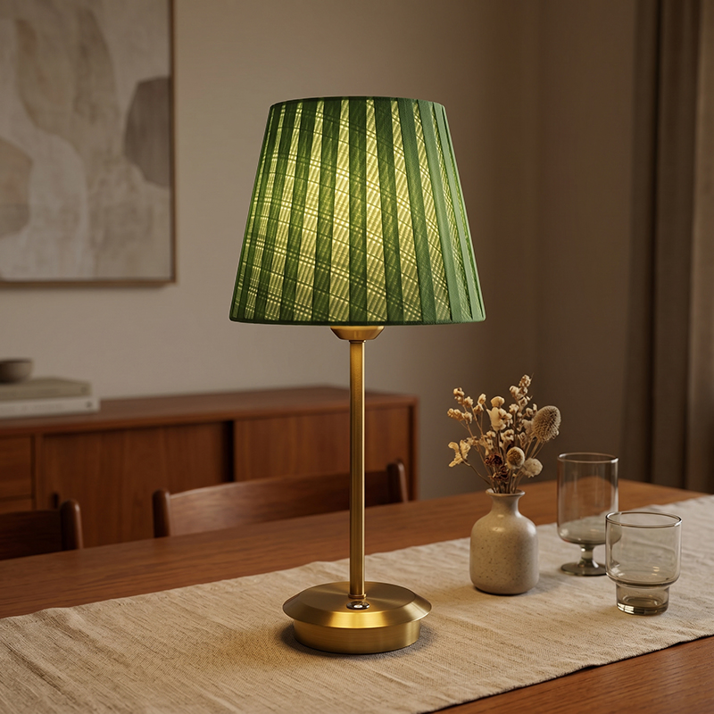 Classic Vintage Table Lamp Base—Compatible with a Variety of Fabric Lampshades