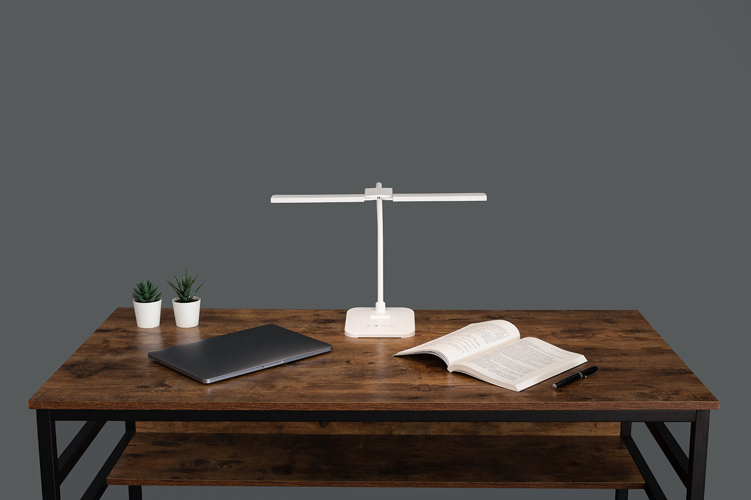 Multi-Function Flexible Arm Lamp Chargeable Charging Foldable Led Intelligent Desk Lamp
