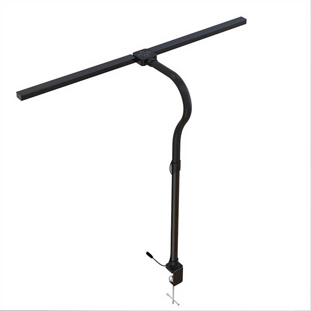 Brightest Led Workbench Office Table Lamp Modern Clip Flexible Goose-neck T-shape Clamp Desk Lamp