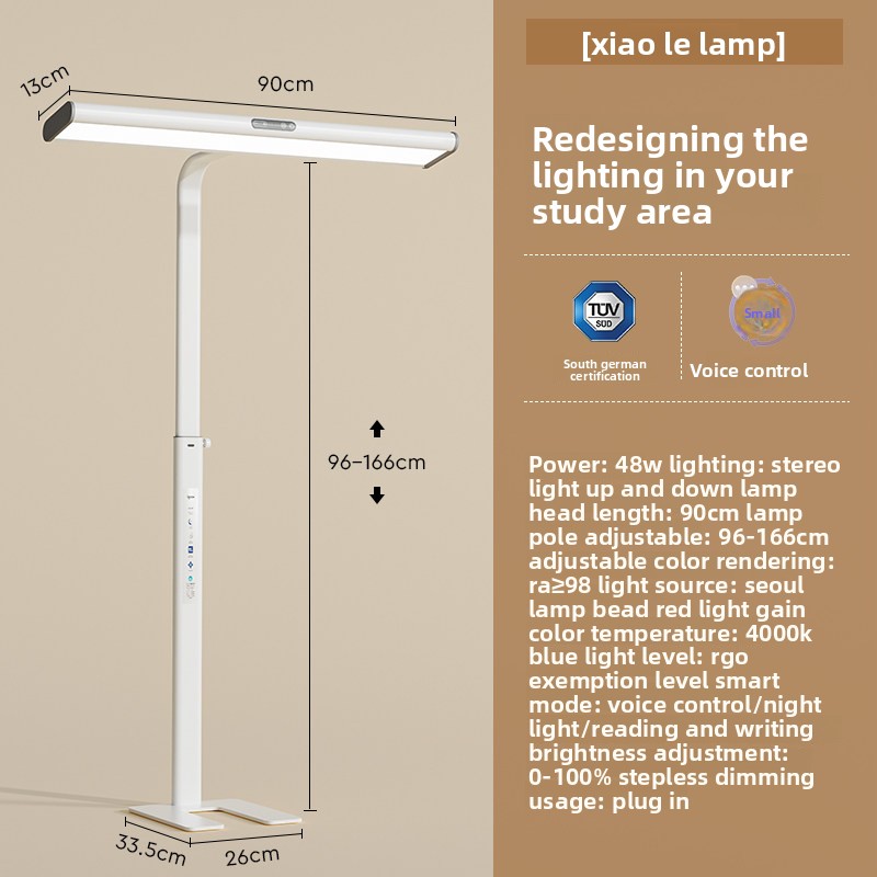 Igrow Smart Eye Protection Desk Lamp for Children's Study Stepless Dimming Plastic Material School Desk Lamp
