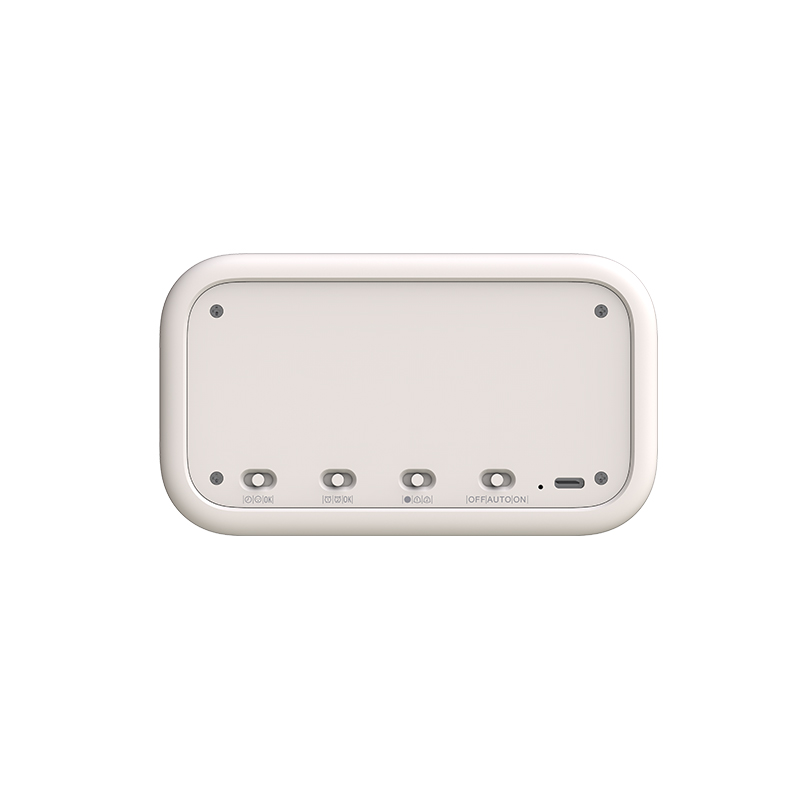 New Rechargeable Alarm Clock Wake Sunrise Light 16 Soothing Sounds Bedside Night Light White Noise Machine LED Digital Clock