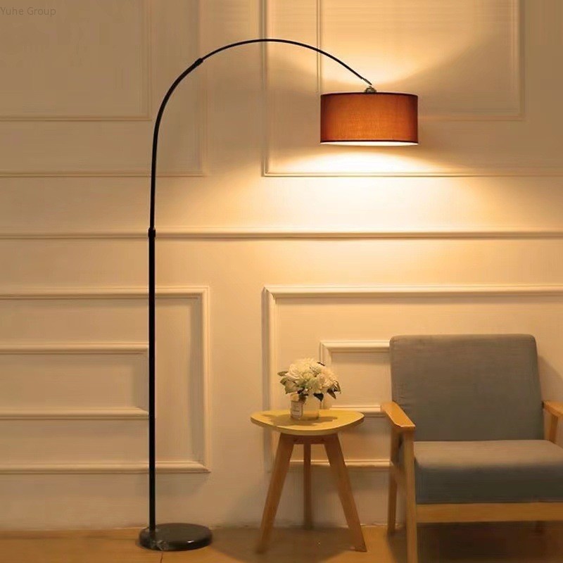 Adjustable Arch LED Floor Standing Light with E27 Base Waterproof Dimmable Modern Design for Living Room Bedroom Office Lighting