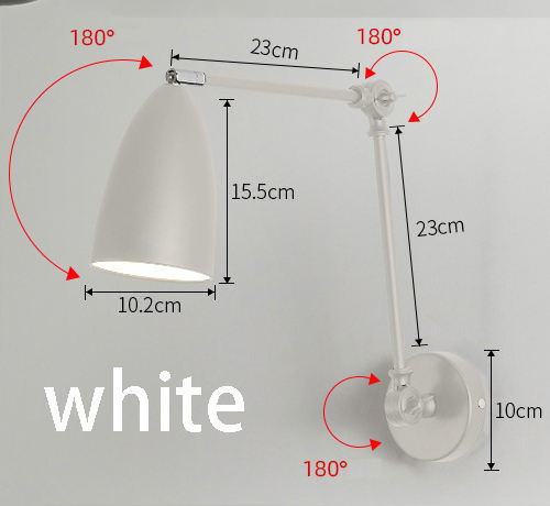 Swing Arm Wall Lamp Detail 8