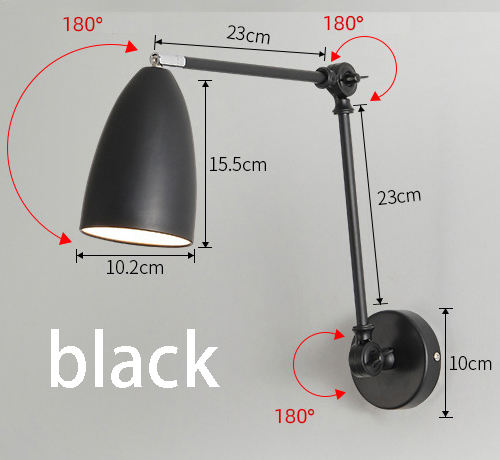 Swing Arm Wall Lamp Detail 10