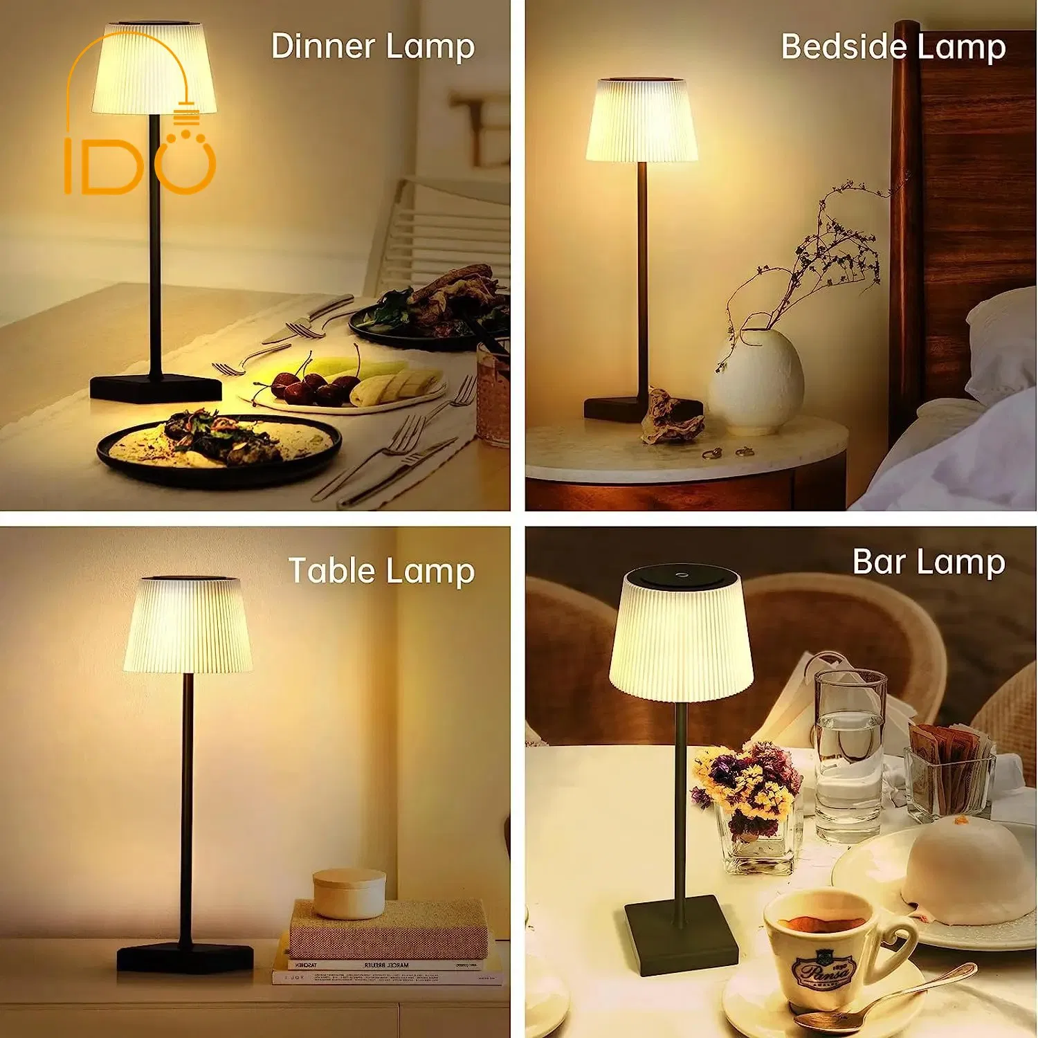 Wholesale Cost Effective Portable Rechargeable Dimming LED Table Lamp