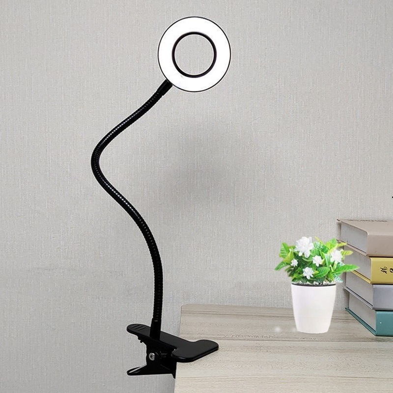 30 Brightness Levels Clip on LED Book Light Flexible Gooseneck Book Clamp Lamp Eye Protection Reading Light Ideal for Bookworms
