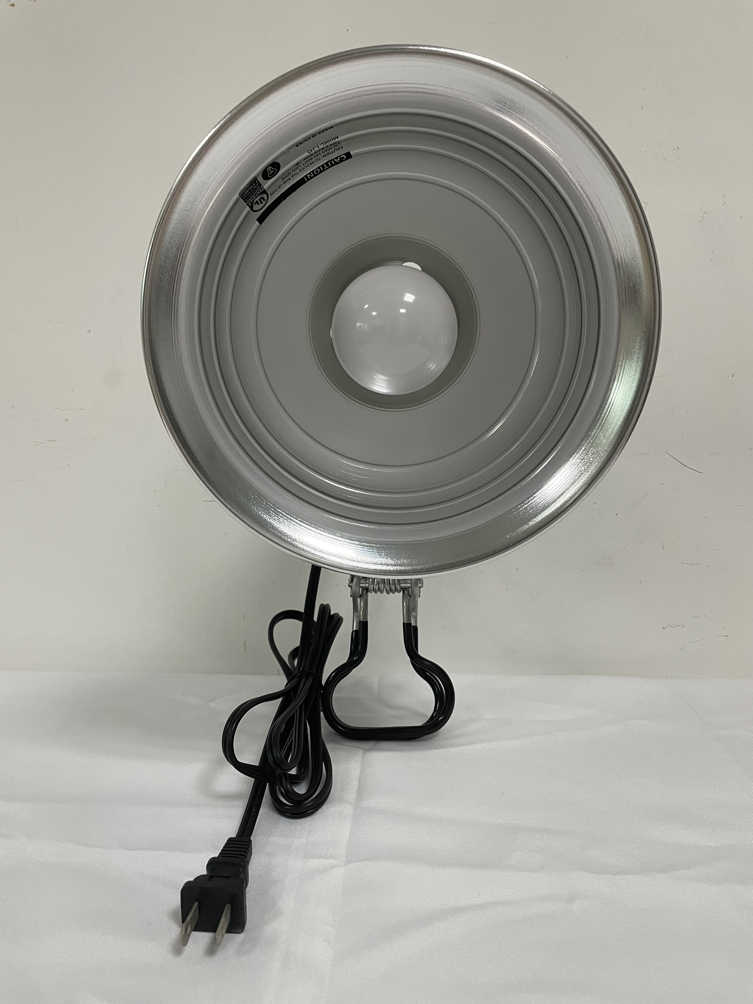 150W Clamp Lamp /light with Heavy Duty Aluminum Shade,6ft SPT-2 Power Cord