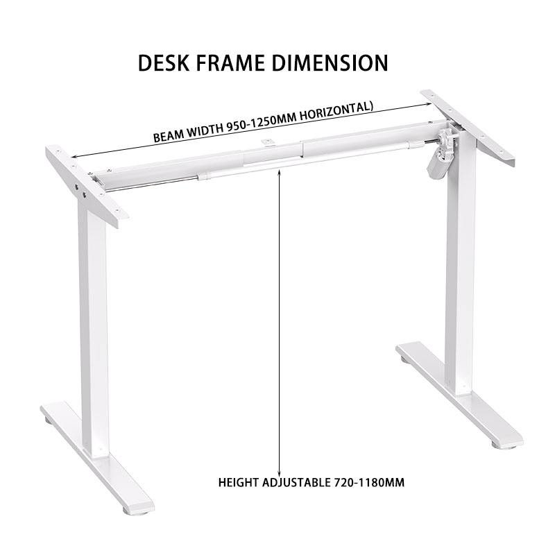 2026 NEW Modern Metal Single Motor Electric Smart Standing Desk with Sit Stand up Table Height Adjustable Desk for Office