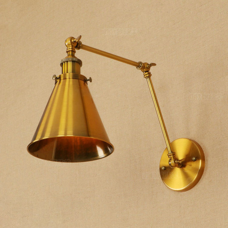 Modern Adjustable Swing Arm Industrial Wall Sconces Decorative Wall Lamp Folding RockerLight