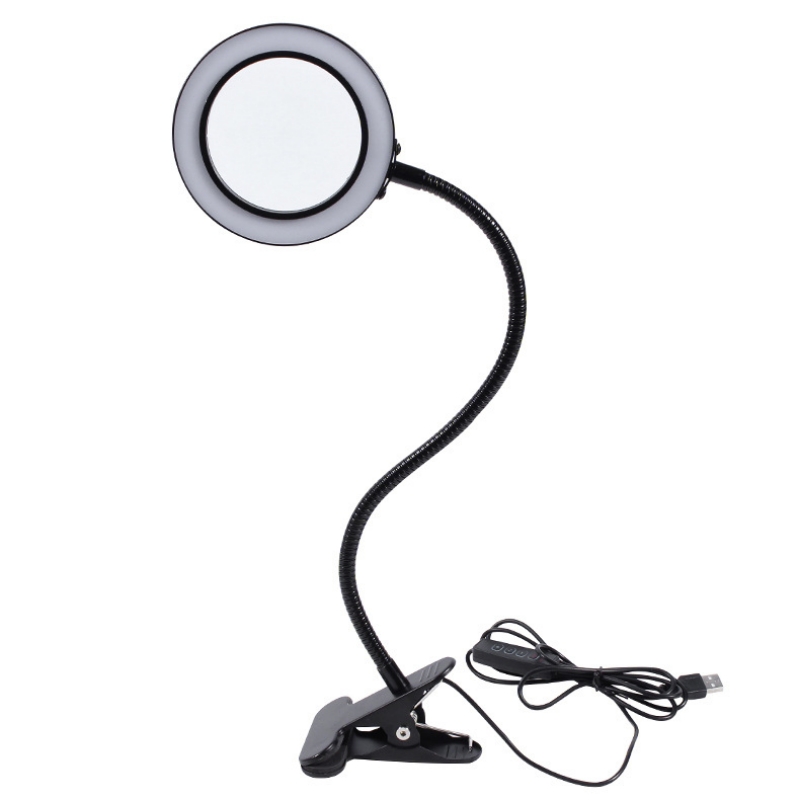 OKYN-Y0015 Flexible Gooseneck LED Task Light with Sturdy Clamp Eye Caring Light for Prolonged Welding and Assembly Work