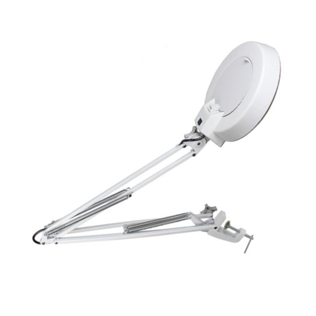 Clamp Desk Magnifier LED Light Flexible Gooseneck Hands-Free Magnifying Glass Reading Soldering Repair Crafts Onestopelectronic