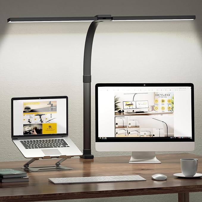 Adjustable Gooseneck Swing-arm Lamp Led Clamp Lamp Light Memory Architect Task Lamp for Reading Sewing Drawing Crafting