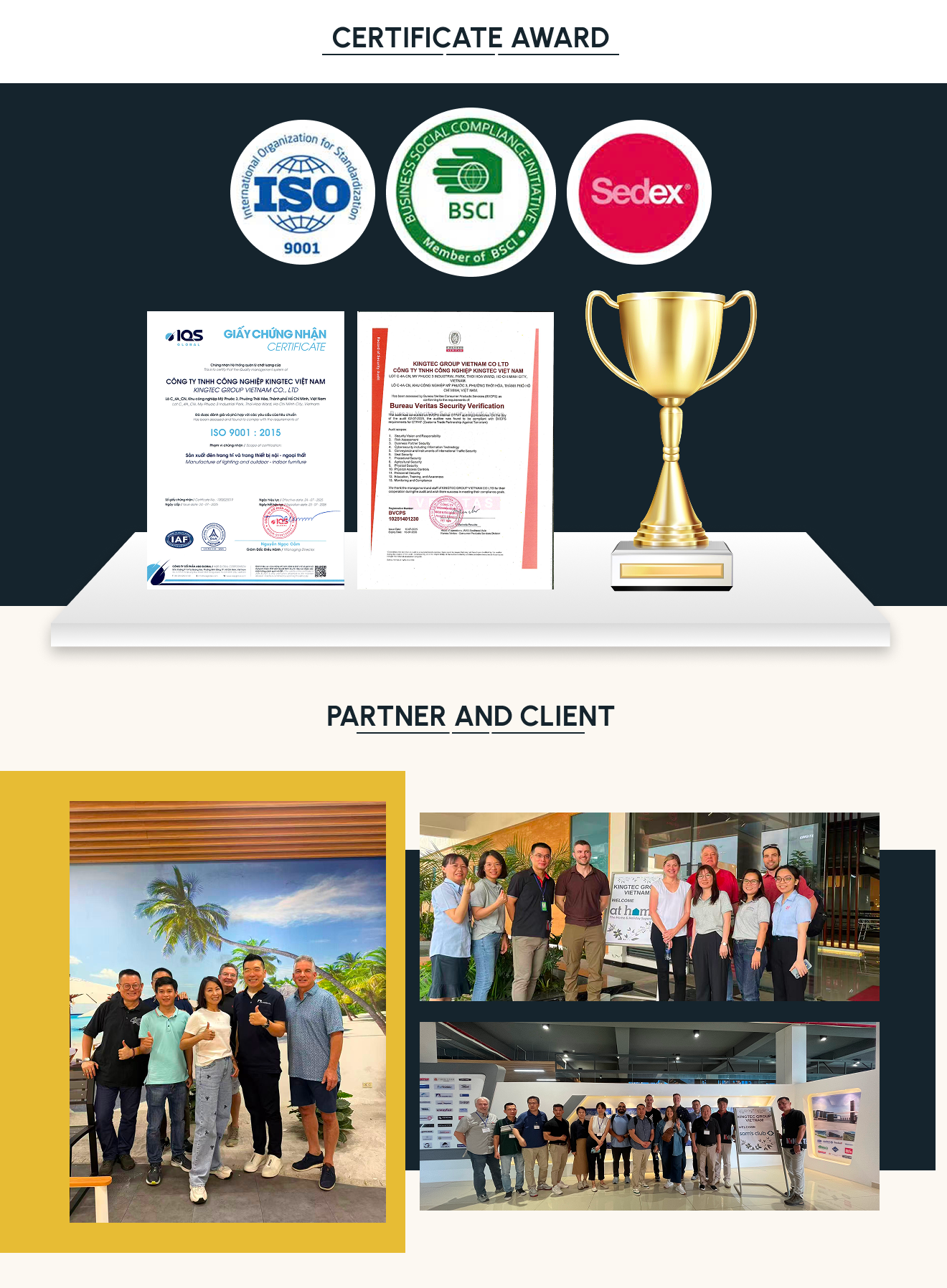 Certificates