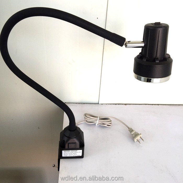 5W Clamp Flexible Arm Led Gooseneck Machine Tool Table Clip Work Light