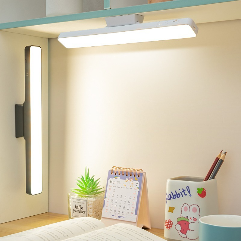 Rechargeable LED Touch Table Lamp, Magnetic Clip-on Study Lamp for Students, Cool Desk Light