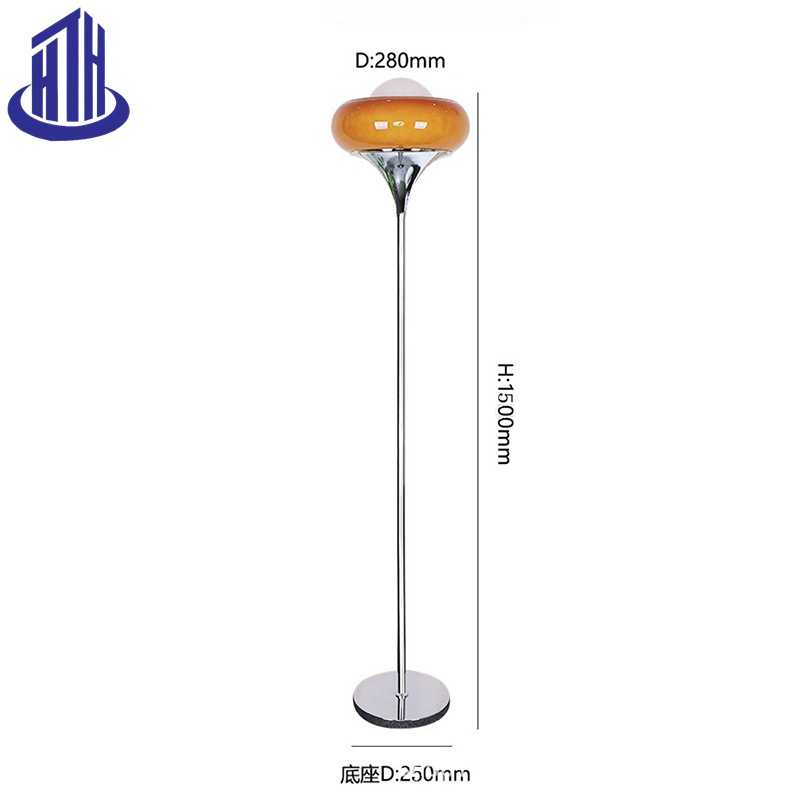 Egg Tart Vintage Glass+Metal E27 Interior Lamp Desk Lamp (A-802)