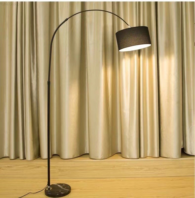 Adjustable Arch LED Floor Standing Light with E27 Base Waterproof Dimmable Modern Design for Living Room Bedroom Office Lighting