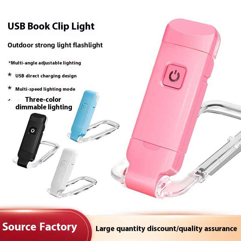 Portable Mini LED Book Light with Eye-Care Flexible Clip for Home School Bedroom Reading Light-Aware Product