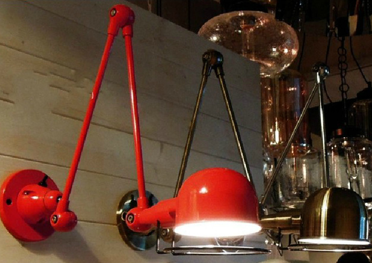 Adjustable Metal Wall Lamp Swing Arm Vintage Industrial Wall Lamp