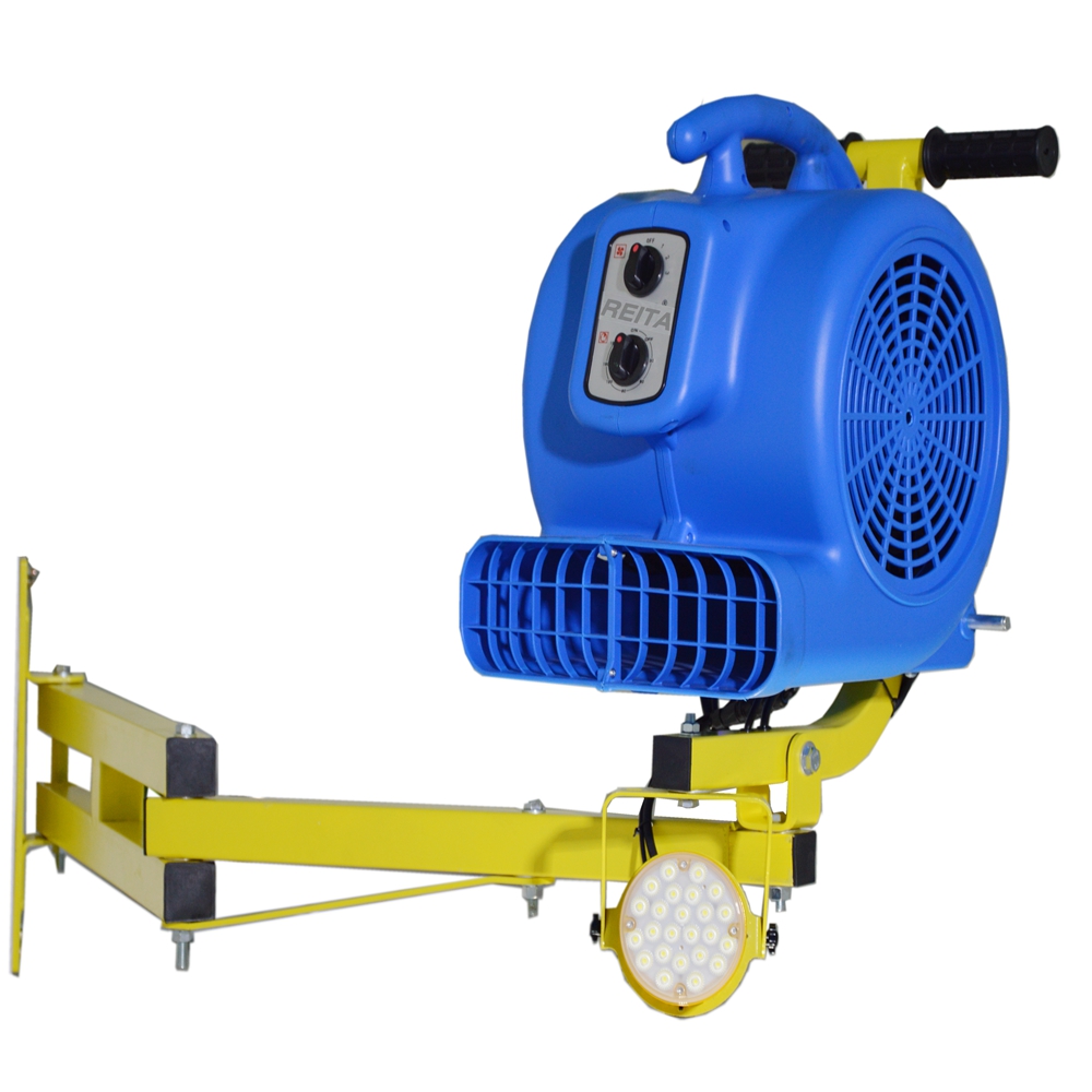 2025 New 100W LED Dock Light with Swing Arm Kit | IP65 Waterproof Industrial Railcar Light for Loading Platform &amp; Warehouse