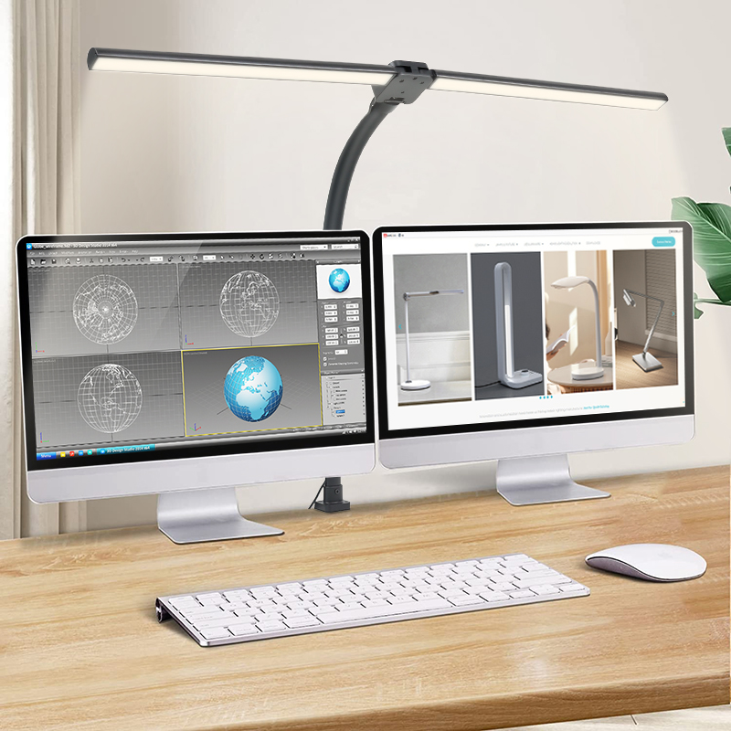 Flexible Gooseneck Clamp Lighting Eye-Caring Architect Task Lamp Modern LED Desk Lamp for Home Office