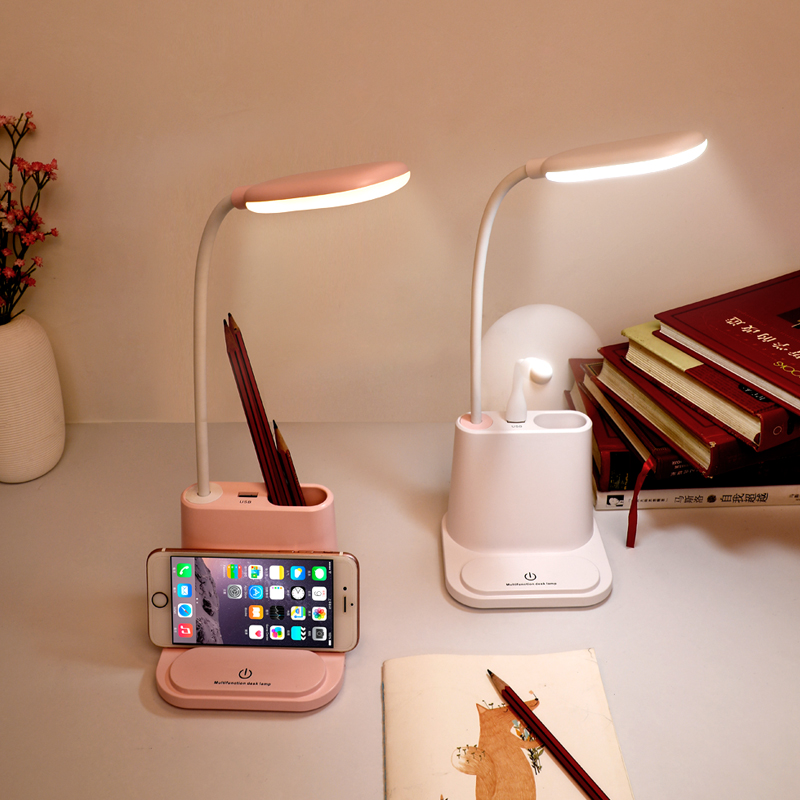 Wholesale USB Portable Intelligent Energy Saving 3W Cordless Lamp Rechargeable Mini Lamp Light Desk