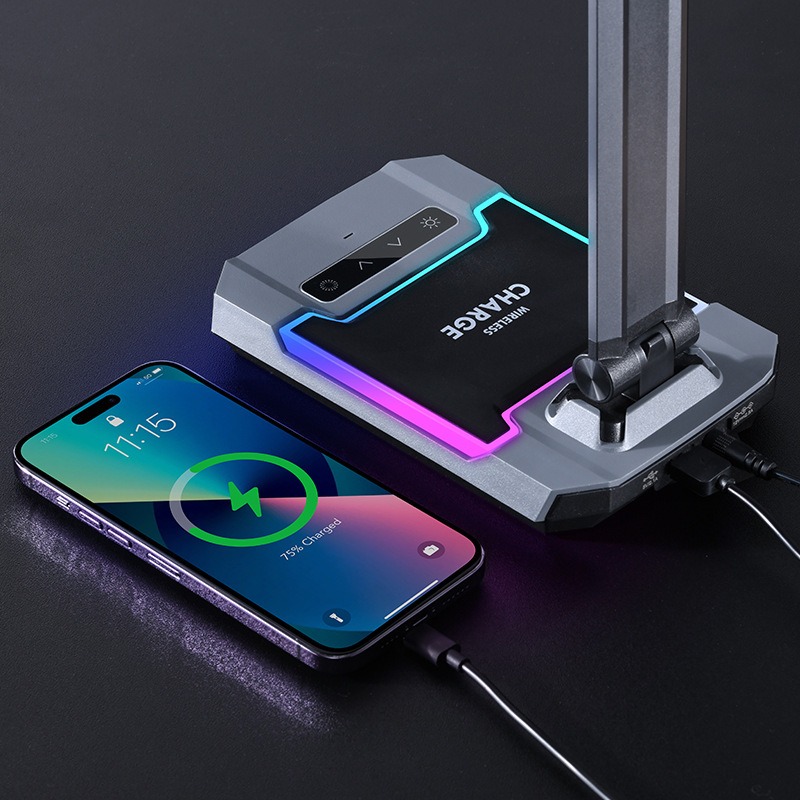 Computer Monitor Light RGB Music Rhythm Screen Hanging Lights Dimming Desk Lamp Reading Gaming Table Lighting