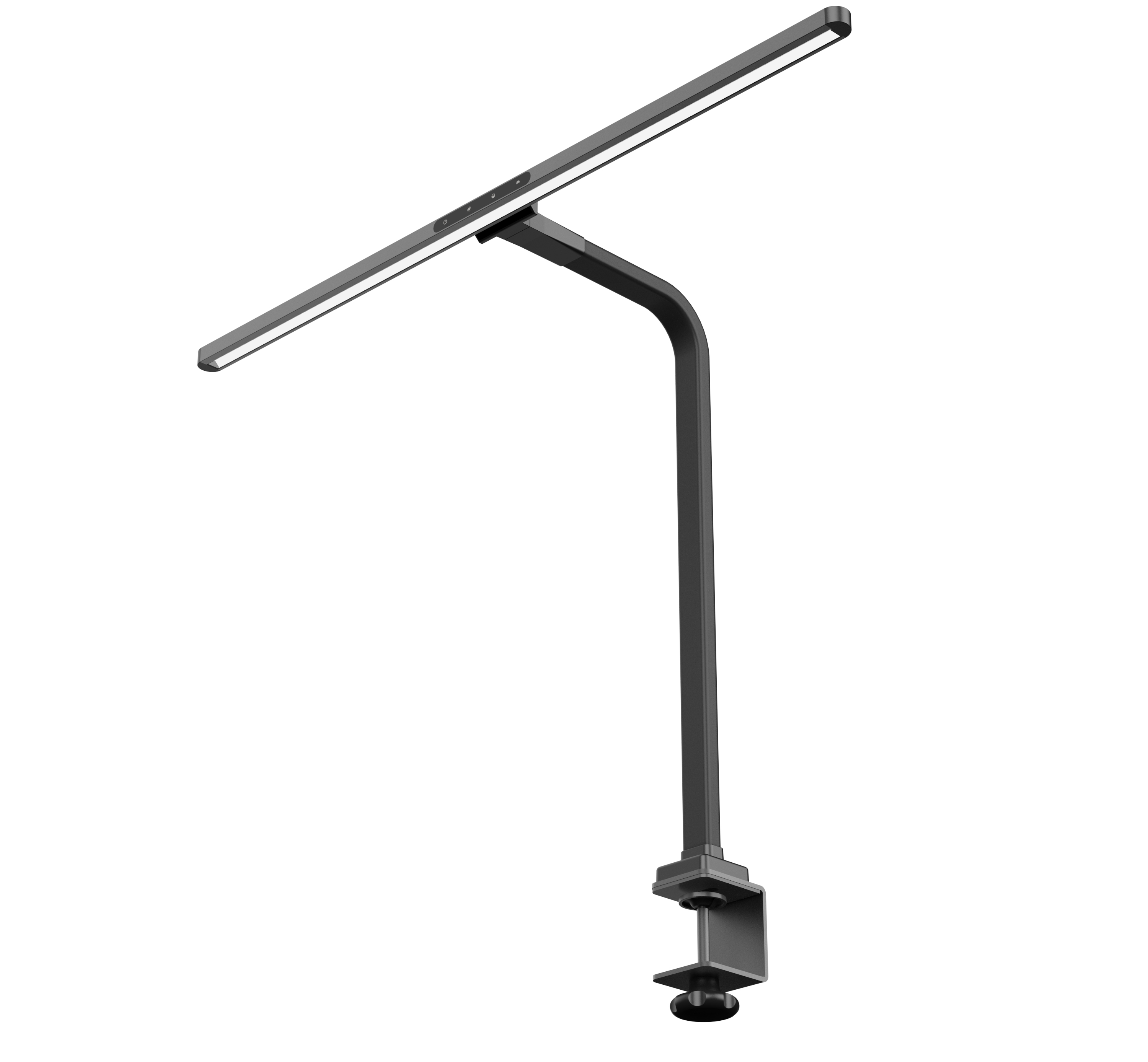 OEM Custom Available Double Head Long Arm LED Clamp Lamp Stepless Dimming Clip on Office Table Light