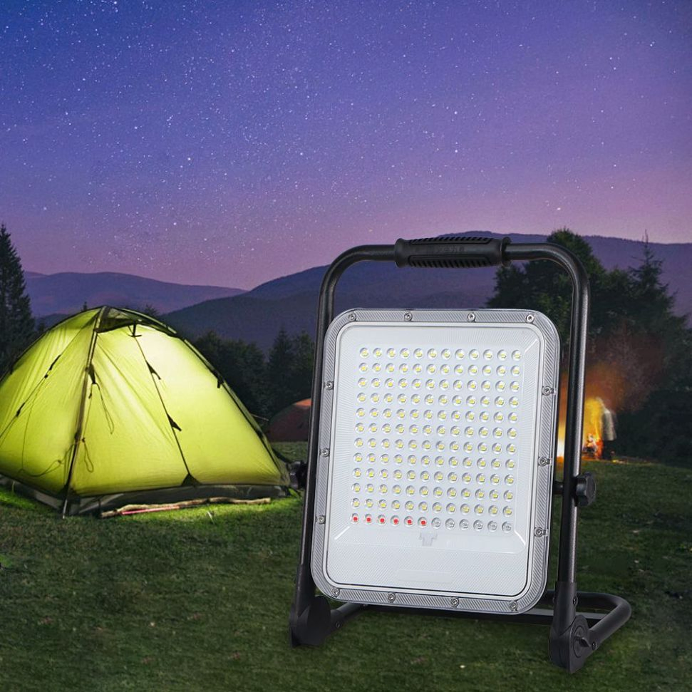 Solar Energy Power IP65 Ceiling High Power LED Light Rechargeable Floodlights Portable Solar Lamp for Garden