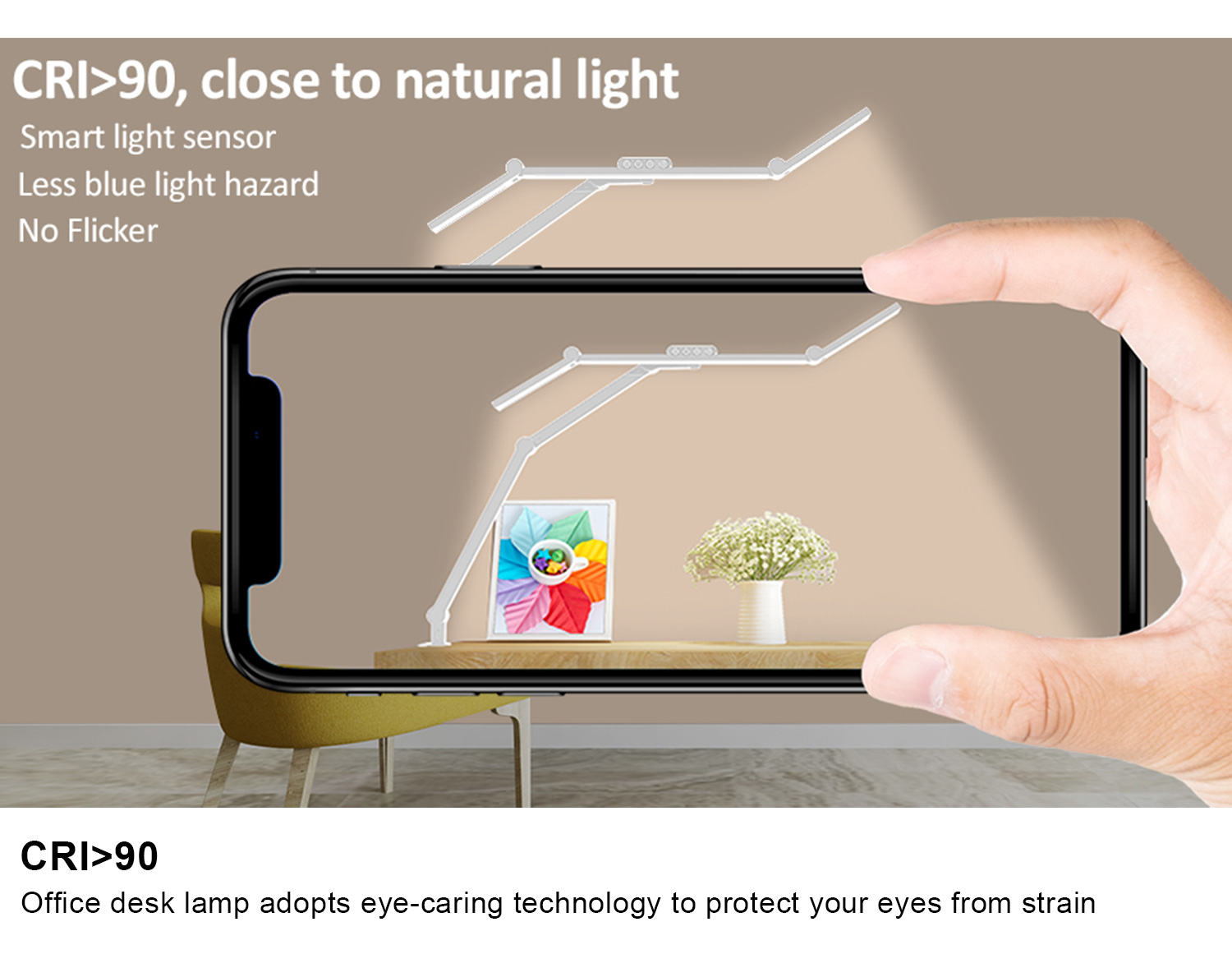 Factory Direct Flexible Gooseneck LED Desk Lamp Touch Sensor Office Task Light Modern Work Table Lamp with Clamp