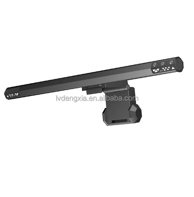 Modern Eye Caring DC Touch Control Aluminum Alloy Screen Hanging Monitor Lamp with RGB Backlight for Office Study