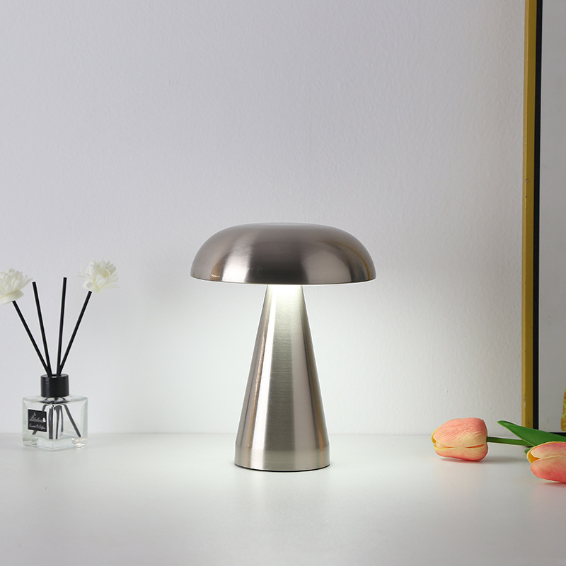 Vintage Rechargeable Metal Desk Lamp for Stylish Home Lighting