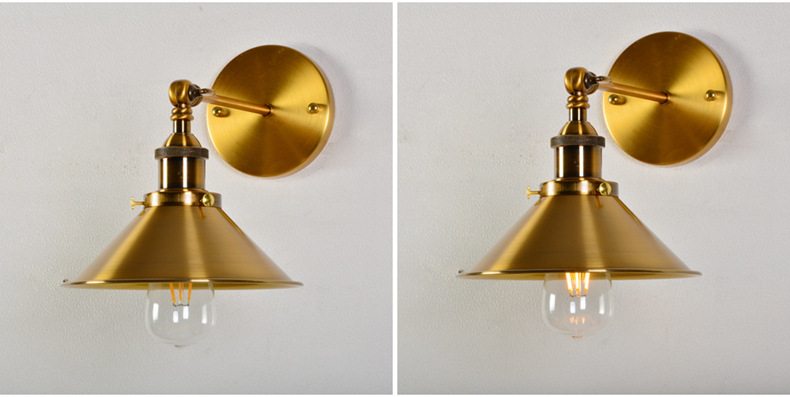 Modern Adjustable Swing Arm Industrial Wall Sconces Decorative Wall Lamp Folding RockerLight